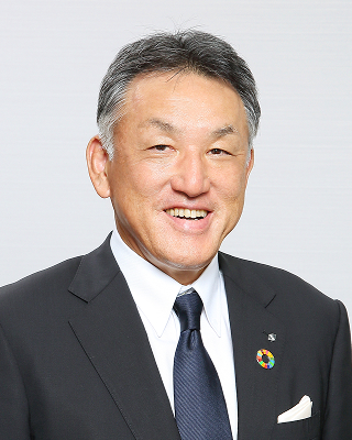 Photo of Masaru Tsuji, Chairperson and Director, Chief of Affiliate Companies and Director of Business Division
